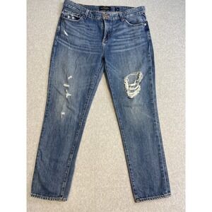 Lucky Brand Jeans Womens 32x26* Blue Sienna Slim Boyfriend Dark Wash‎ American